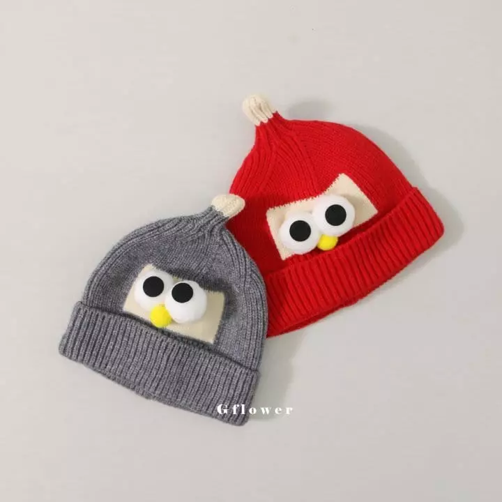 G Flower - Korean Children Fashion - #kidsshorts - Cute Big Eyes Beanie - 2