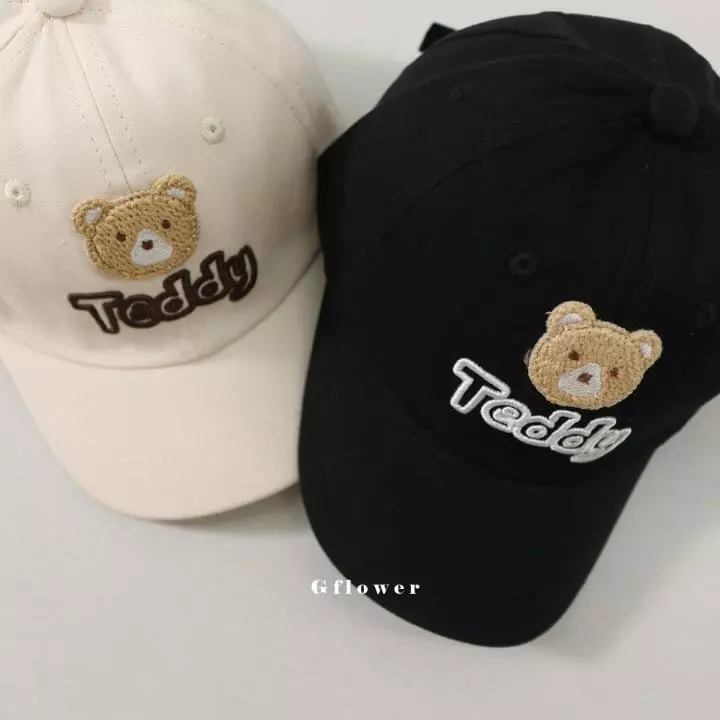 G Flower - Korean Children Fashion - #kidsstore - Bear Beach Cap Ball - 5