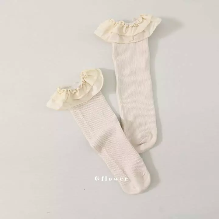 G Flower - Korean Children Fashion - #kidzfashiontrend - New Lace Socks  - 10