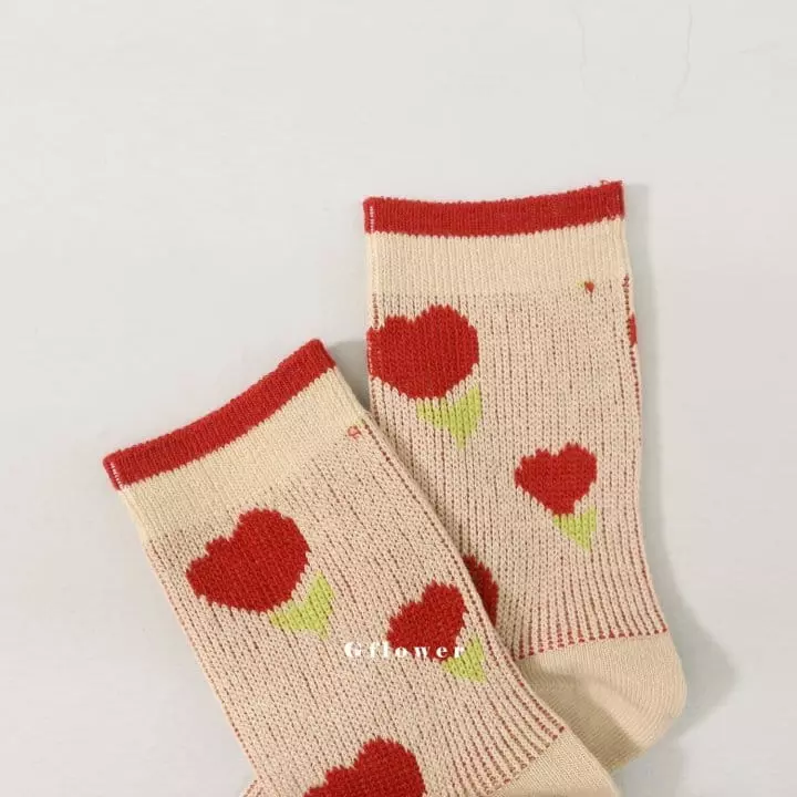 G Flower - Korean Children Fashion - #littlefashionista - Bear Socks Set