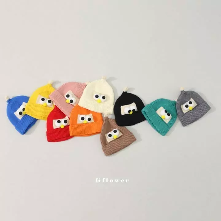 G Flower - Korean Children Fashion - #littlefashionista - Cute Big Eyes Beanie - 6