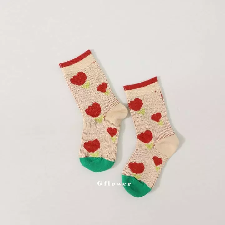 G Flower - Korean Children Fashion - #magicofchildhood - Bear Socks Set - 2