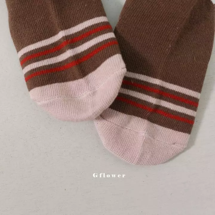 G Flower - Korean Children Fashion - #littlefashionista - Barnie Socks Set - 4