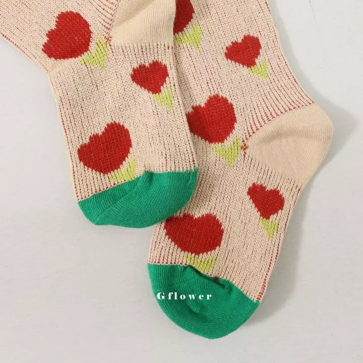 G Flower - Korean Children Fashion - #minifashionista - Bear Socks Set - 3