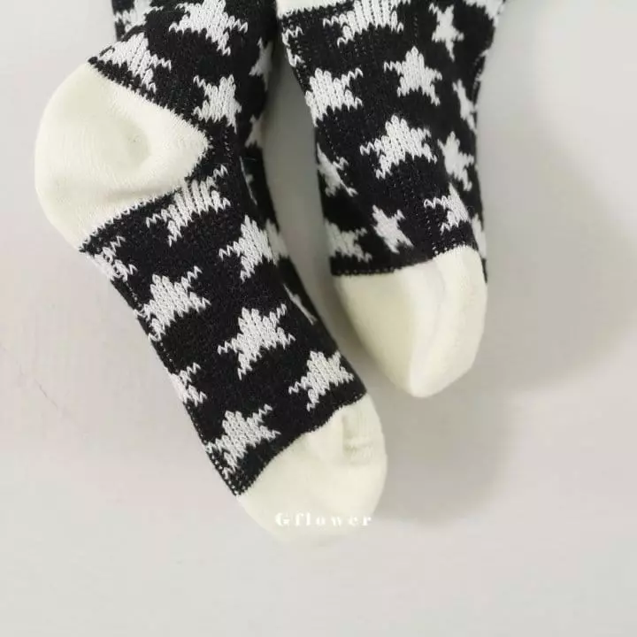 G Flower - Korean Children Fashion - #minifashionista - Black Socks Set - 2