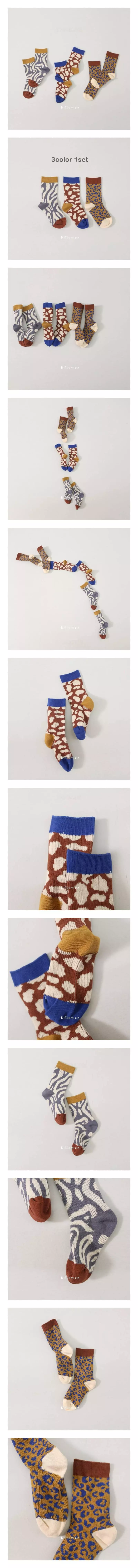 G Flower - Korean Children Fashion - #minifashionista - Colorful Socks Set