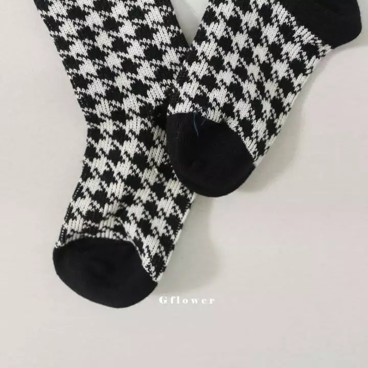 G Flower - Korean Children Fashion - #prettylittlegirls - Black Socks Set - 3