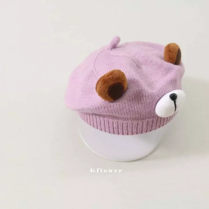G Flower - Korean Children Fashion - #prettylittlegirls - Bear Beret Hat - 10