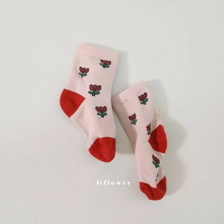 G Flower - Korean Children Fashion - #prettylittlegirls - Barnie Socks Set - 6