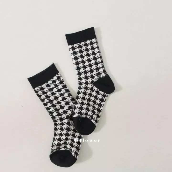 G Flower - Korean Children Fashion - #stylishchildhood - Black Socks Set - 6