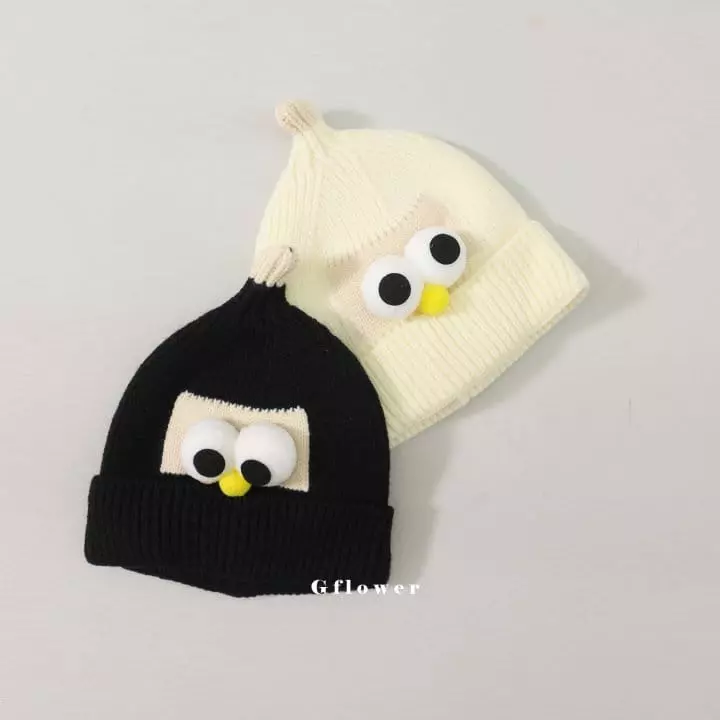 G Flower - Korean Children Fashion - #todddlerfashion - Cute Big Eyes Beanie - 10