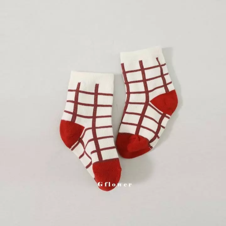 G Flower - Korean Children Fashion - #todddlerfashion - Barnie Socks Set - 7