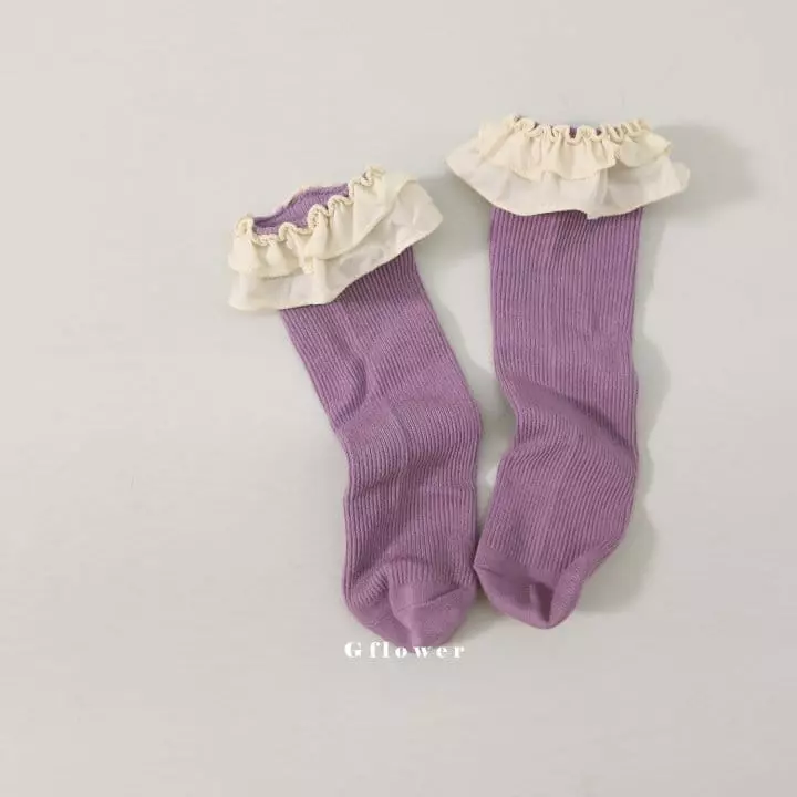 G Flower - Korean Children Fashion - #toddlerclothing - New Lace Socks 