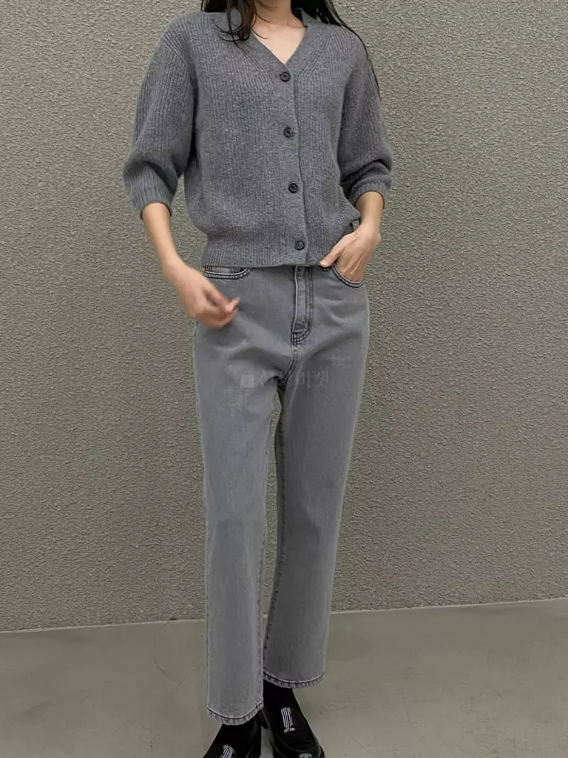 Gallery - Korean Women Fashion - #momslook - Light Gray Jeans - 2