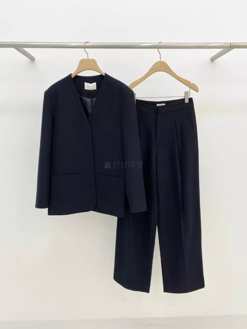 Gallery - Korean Women Fashion - #pursuepretty - No Collar Jacket - 6