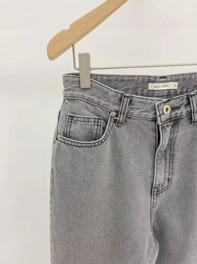 Gallery - Korean Women Fashion - #vintageinspired - Like Gray Denim Jeans - 2