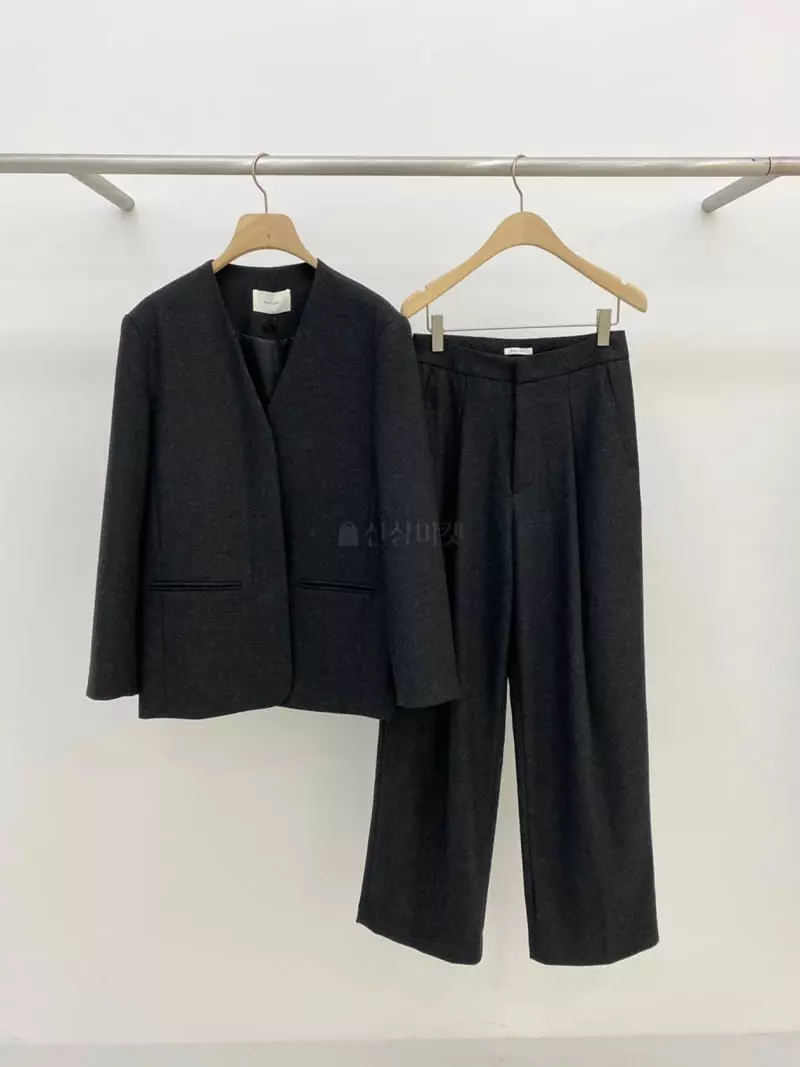 Gallery - Korean Women Fashion - #vintagekidsstyle - No Collar Jacket - 5