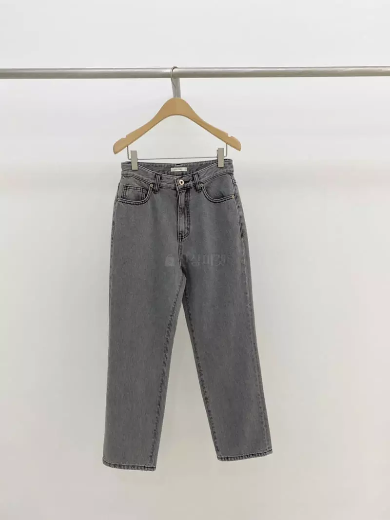Gallery - Korean Women Fashion - #womensfashion - Light Gray Jeans - 3