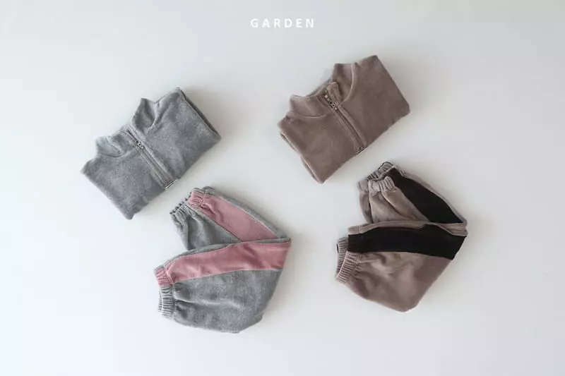 Garden - Korean Children Fashion - #childofig - Velvet Half Open Tee - 12