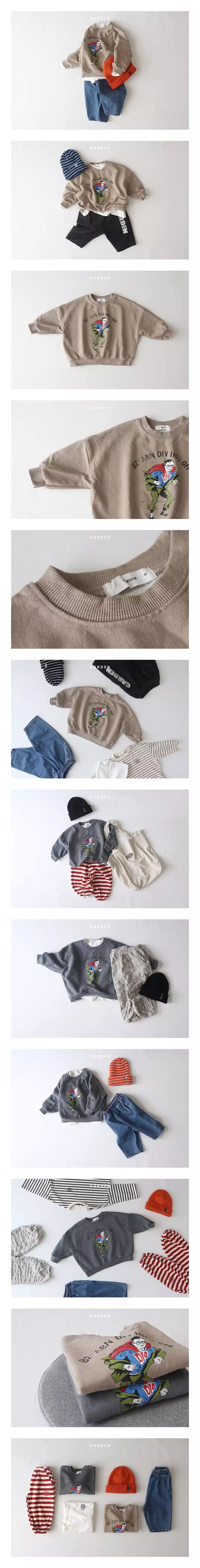 Garden - Korean Children Fashion - #childofig - Hero Sweatshirt