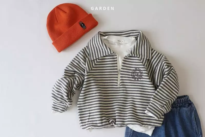 Garden - Korean Children Fashion - #childrensboutique - Stripes Sweatshirt