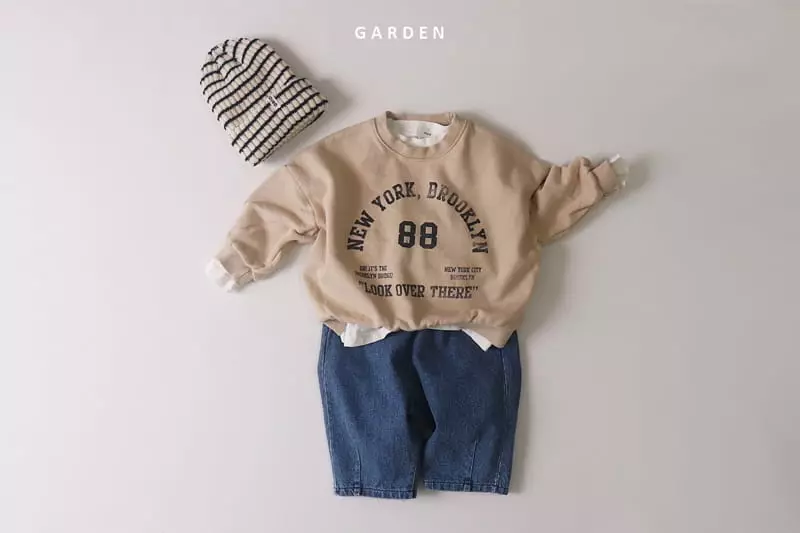 Garden - Korean Children Fashion - #discoveringself - New York Sweatshirt - 8