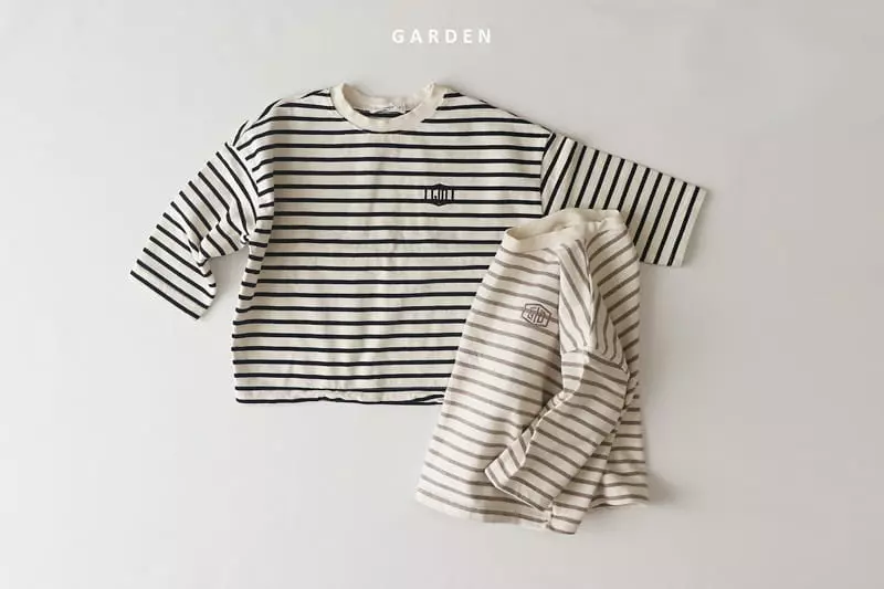 Garden - Korean Children Fashion - #discoveringself - Garden Stripes Tee - 5