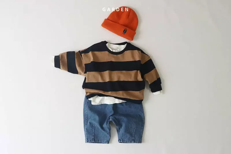 Garden - Korean Children Fashion - #fashionkids - Big Stripes Tee - 2