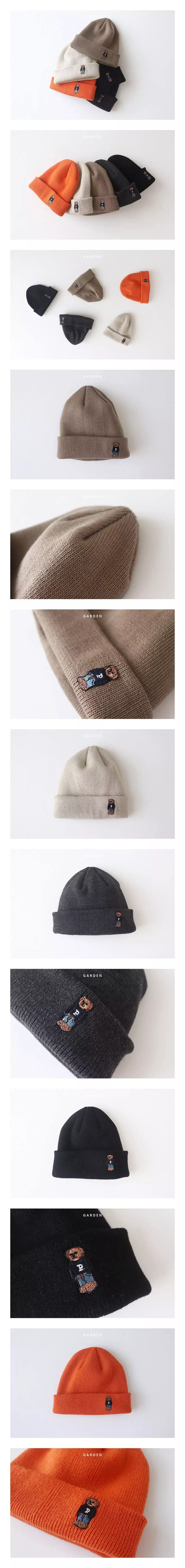 Garden - Korean Children Fashion - #littlefashionista - Bear Beanie