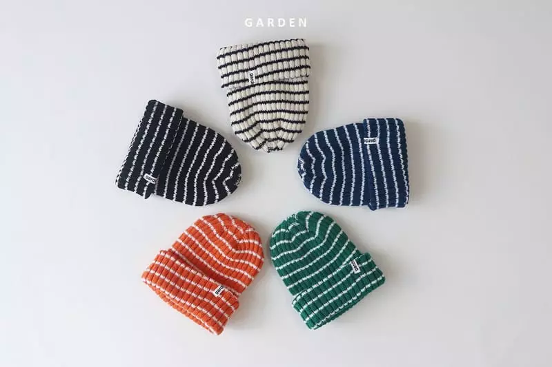 Garden - Korean Children Fashion - #minifashionista - Stripes Beanie