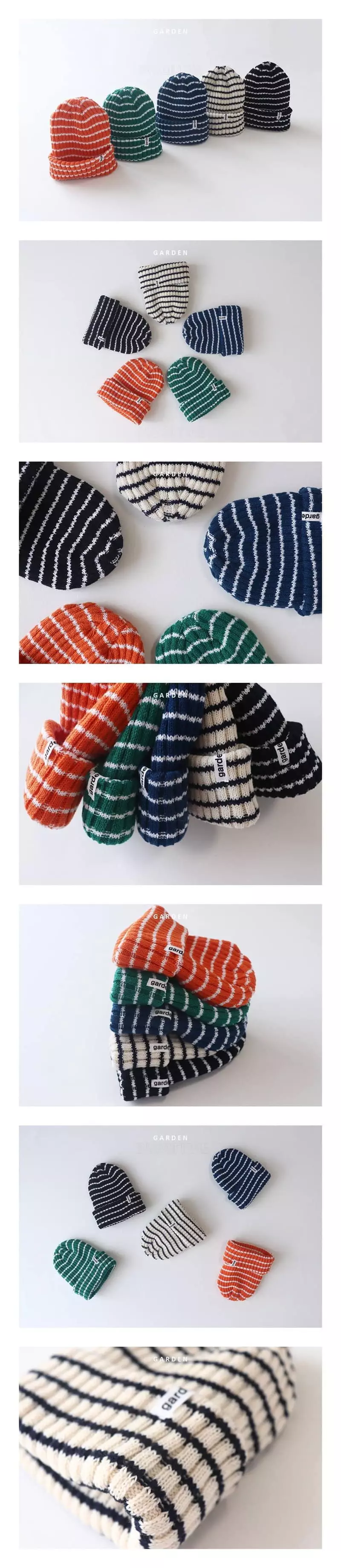 Garden - Korean Children Fashion - #prettylittlegirls - Stripe Beanie