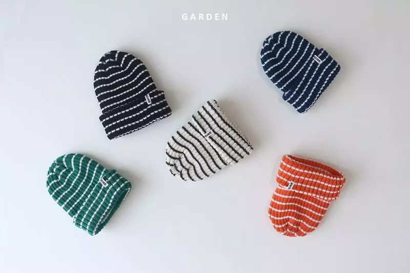 Garden - Korean Children Fashion - #stylishchildhood - Stripes Beanie - 5