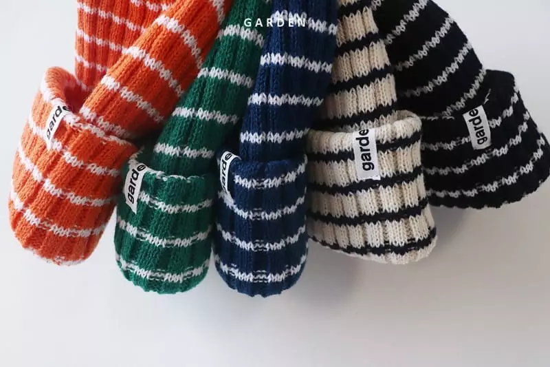 Garden - Korean Children Fashion - #todddlerfashion - Stripes Beanie - 3