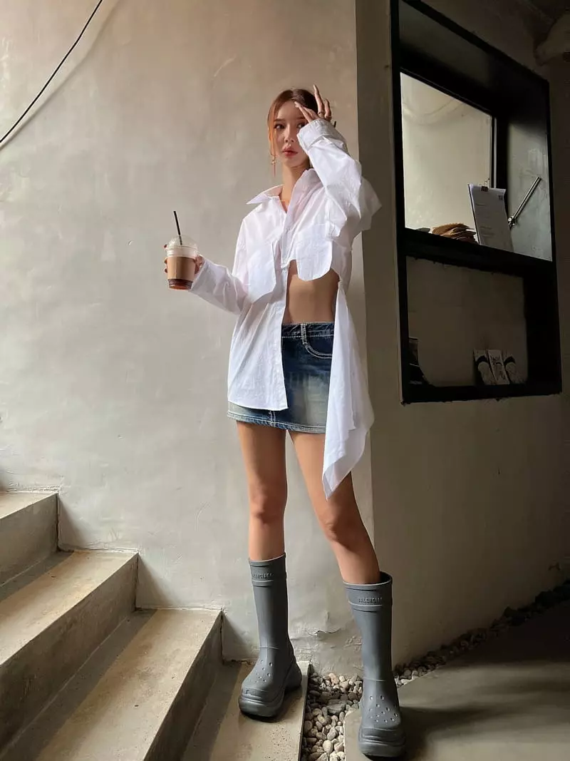 Gateless - Korean Women Fashion - #momslook - Trance Shirt - 10