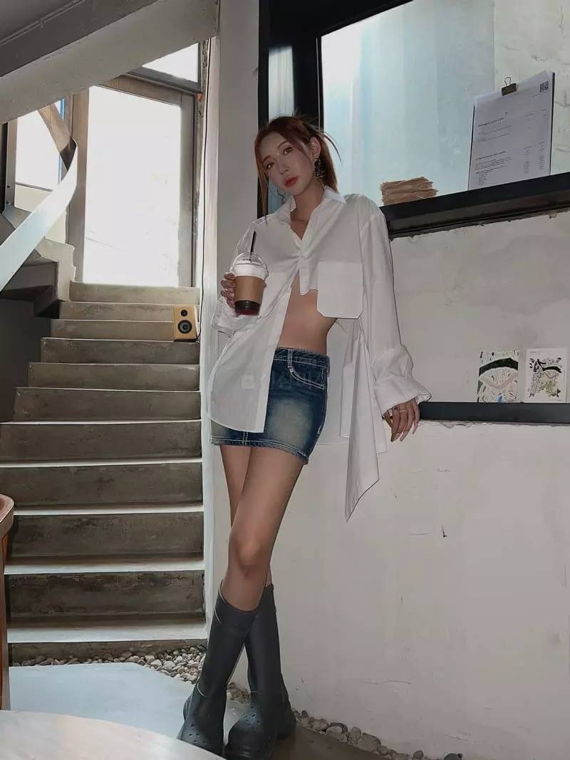 Gateless - Korean Women Fashion - #womensfashion - Trance Shirt - 4