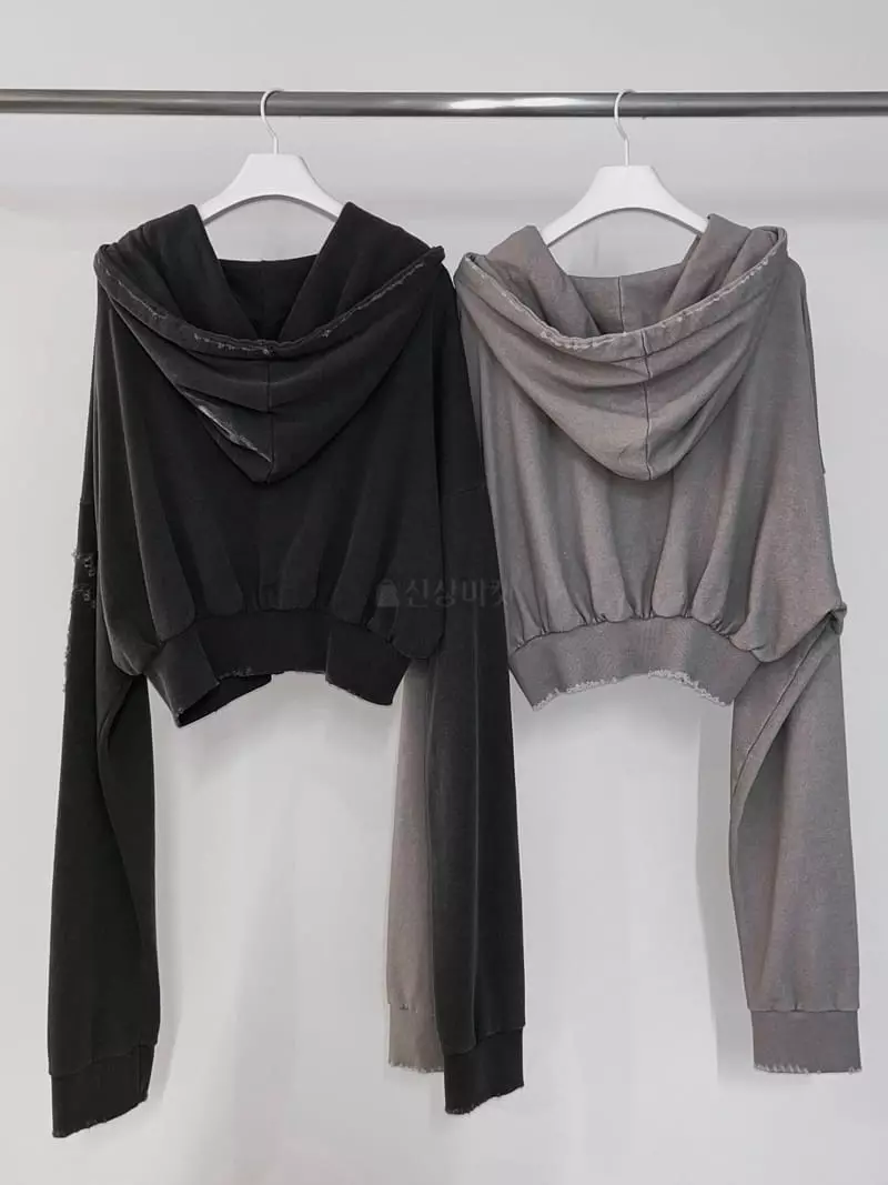 Gateless - Korean Women Fashion - #momslook - Bight Hoody Zip-up - 6