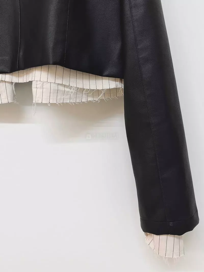 Gateless - Korean Women Fashion - #momslook - Like Leather Jacket - 10