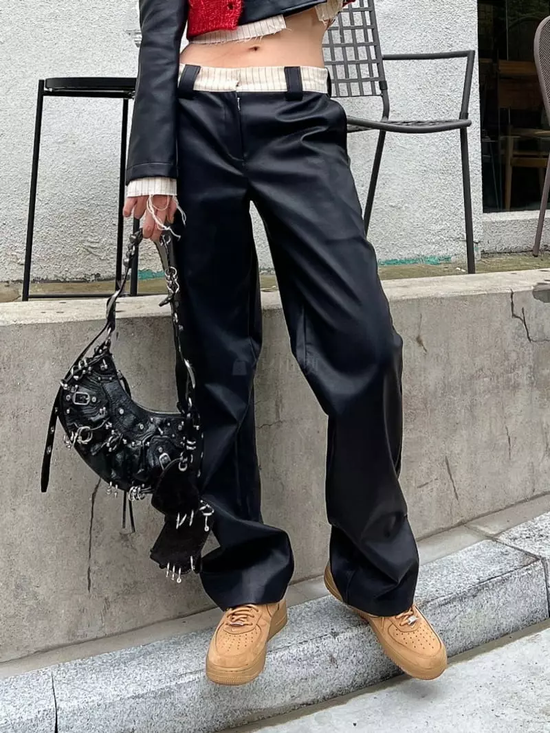 Gateless - Korean Women Fashion - #womensfashion - Like Leather pants