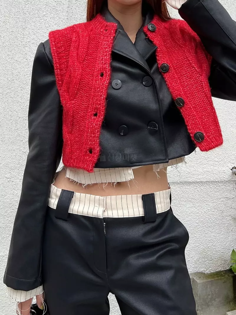 Gateless - Korean Women Fashion - #womensfashion - Like Leather Jacket - 2