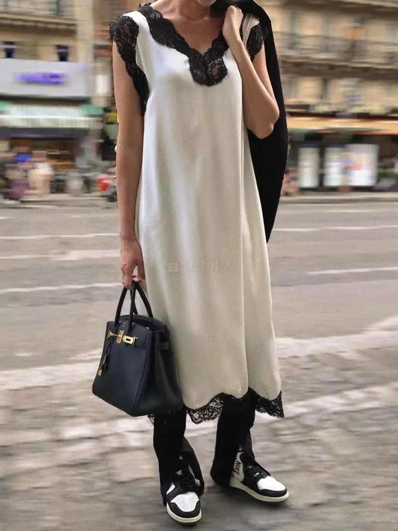 Gentlewoman - Korean Women Fashion - #momslook - Slip One-piece - 3
