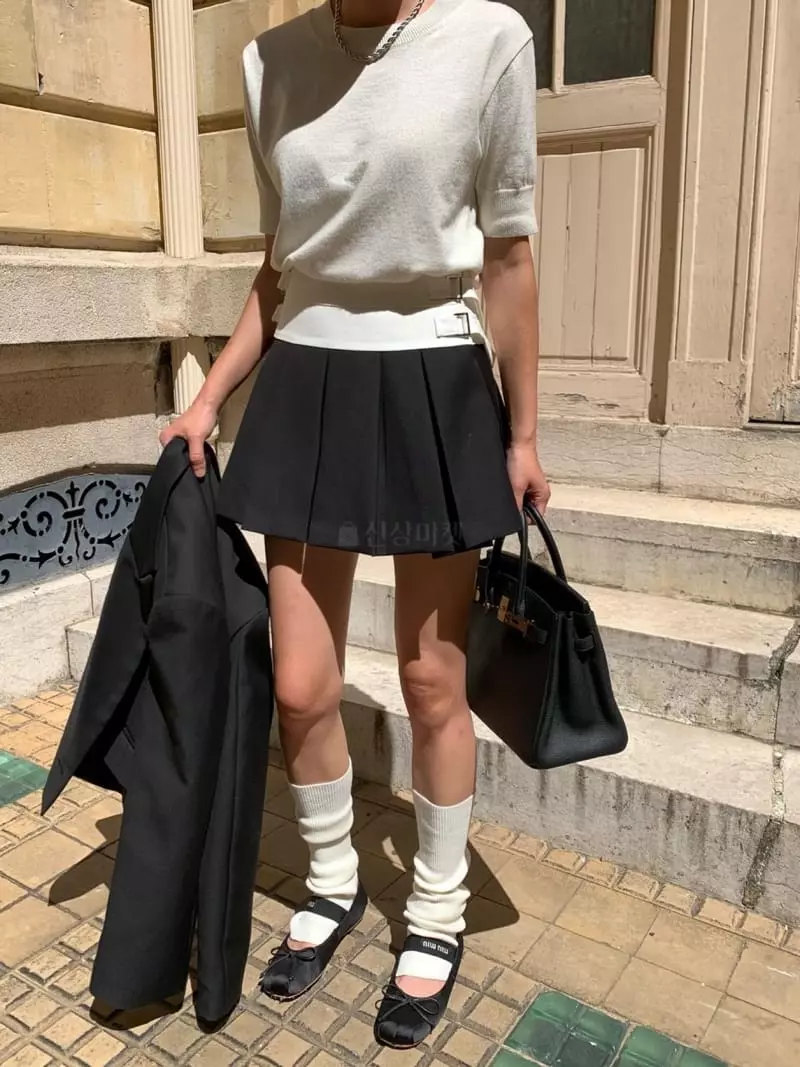 Gentlewoman - Korean Women Fashion - #womensfashion - Bandy Skirt - 4