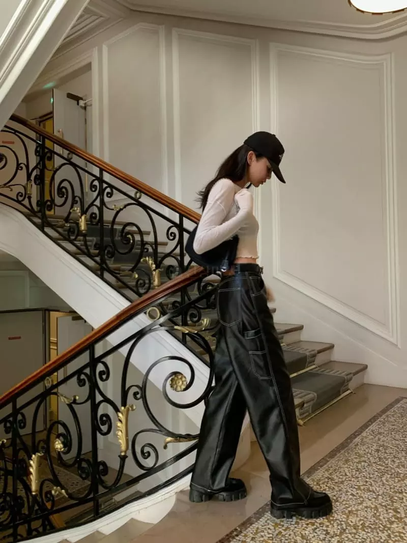 Gentlewoman - Korean Women Fashion - #momslook - Leather Pants - 2