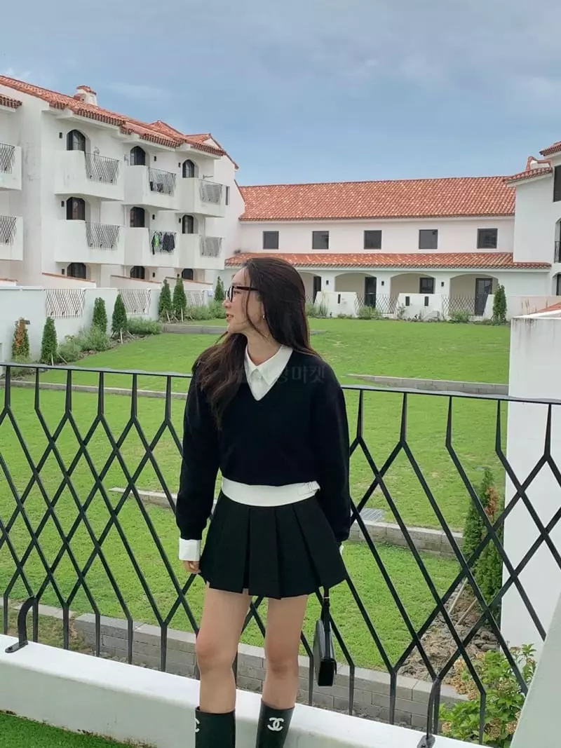 Gentlewoman - Korean Women Fashion - #romanticstyle - Color Knit - 3