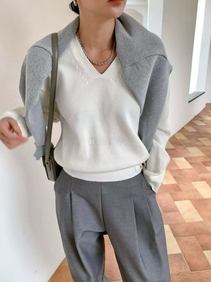 Gentlewoman - Korean Women Fashion - #romanticstyle - Color Knit - 4