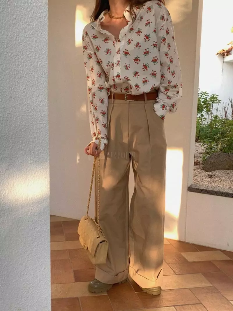 Gentlewoman - Korean Women Fashion - #vintageinspired - Natural Pants
