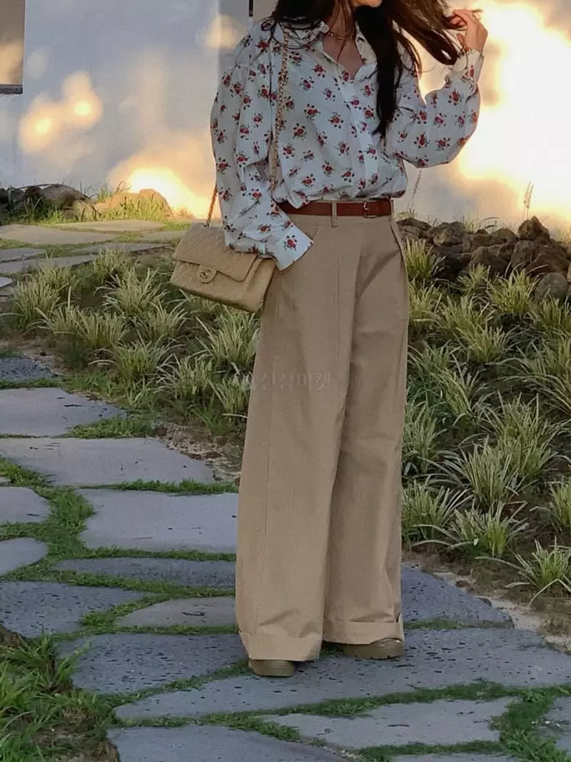 Gentlewoman - Korean Women Fashion - #vintagekidsstyle - Natural Pants - 2