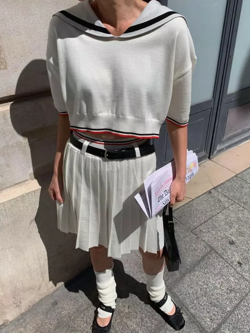 Gentlewoman - Korean Women Fashion - #womensfashion - Miu Knit Tee - 2