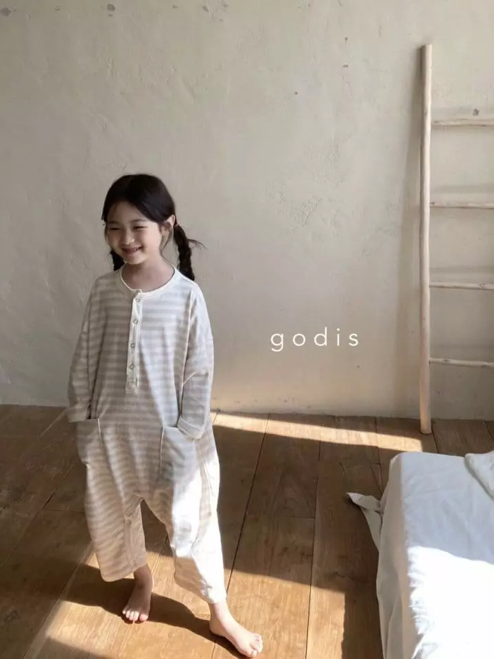 Godis - Korean Children Fashion - #kidzfashiontrend - Stripes Bodysuit - 4