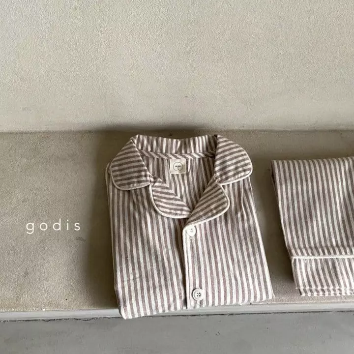 Godis - Korean Children Fashion - #childofig - Stripes Pajama - 11