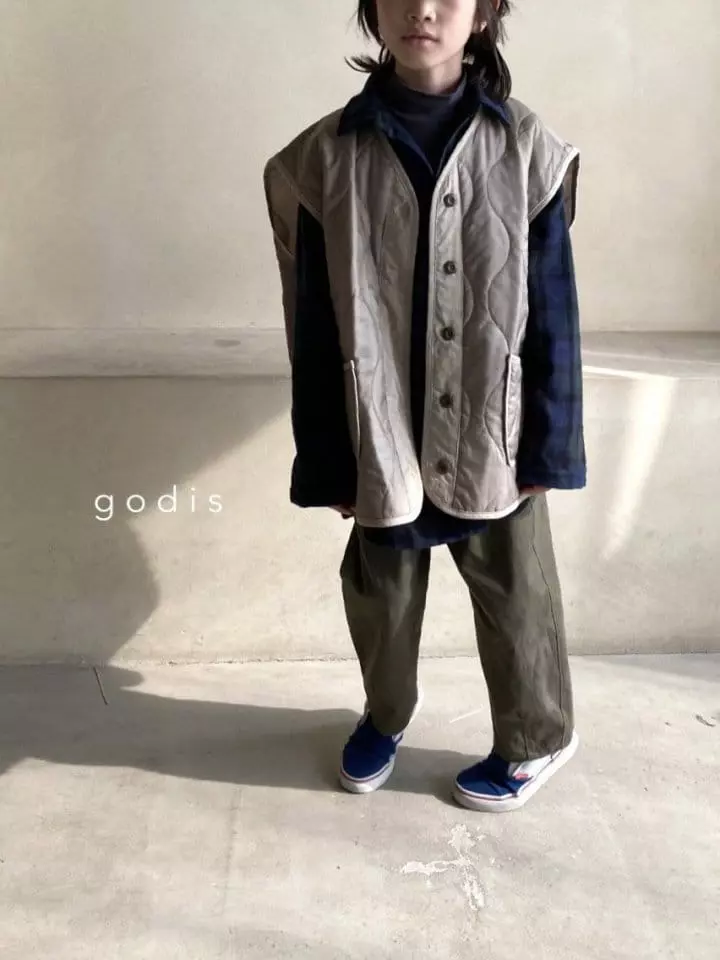 Godis - Korean Children Fashion - #childrensboutique - Quilting Vest - 2